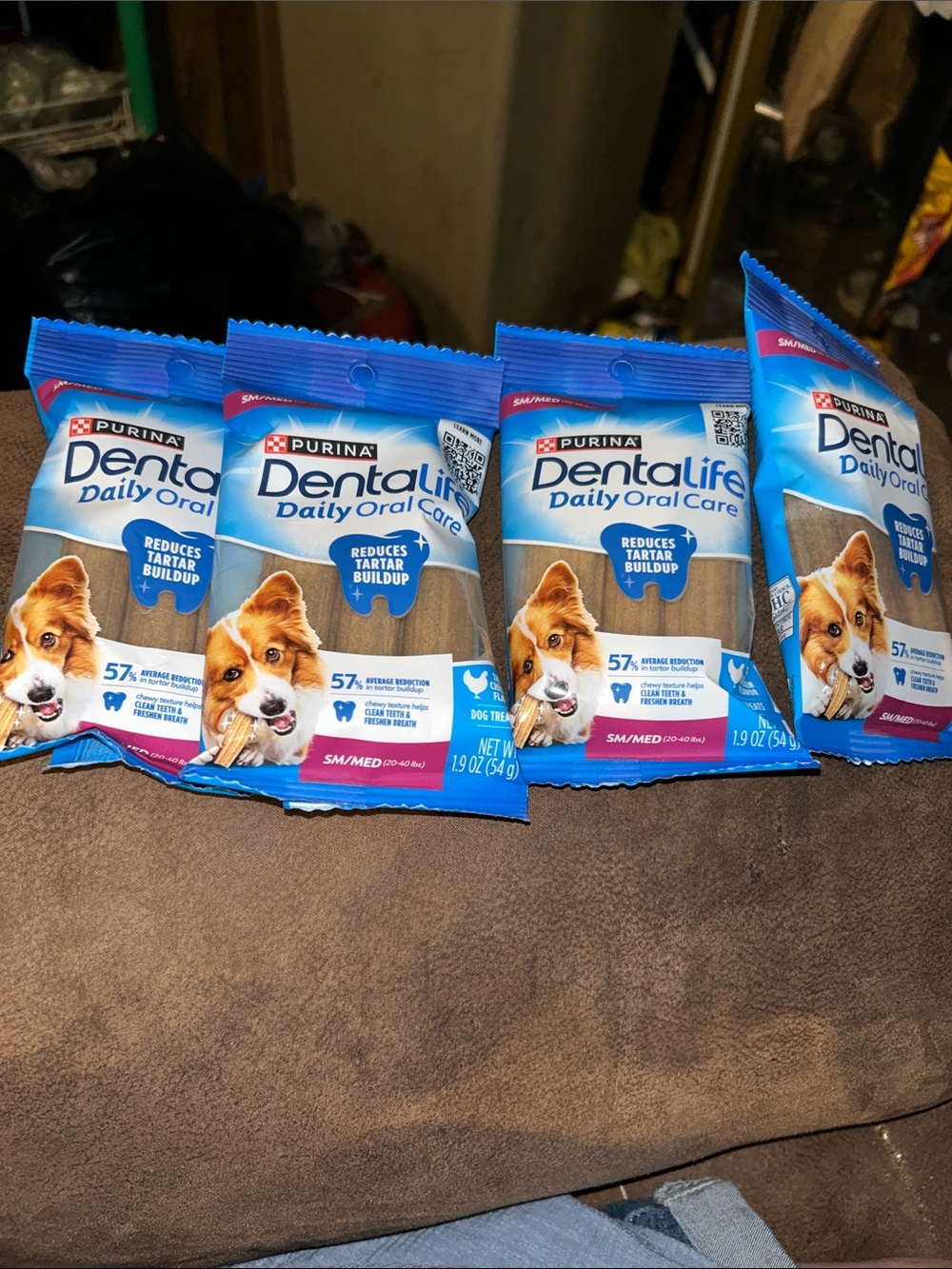 Purina Dentalife Daily Oral Care Dog Treats - Blue Packaging